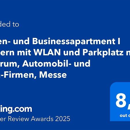 Ferien- Und Businessapartment I Modern Mit Wlan Und Parkplatz Nahe Zentrum, Automobil- Und Tech-Firmen, Messe Реннінґен Екстер'єр фото